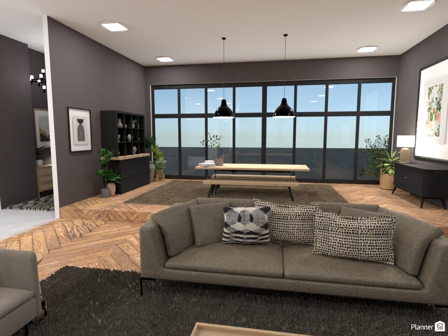 Scandinavian style modern Living room #4324969 by Ana G