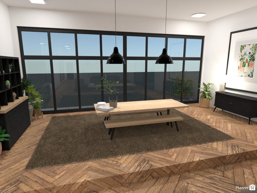 Scandinavian style modern Dinning Room #4320397 by Ana G