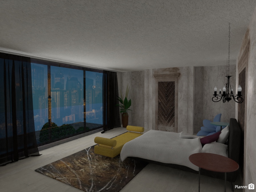 Attic in Chicago: Bedroom #2566987 by Micaela Maccaferri