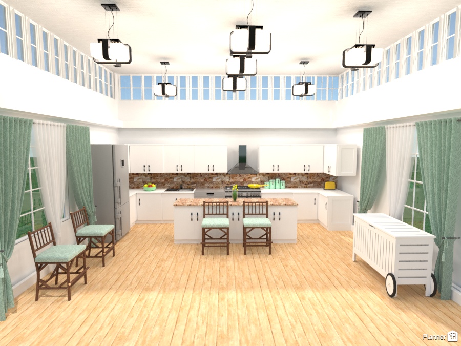 bright gormet kitchen #2080330 by Joy Suiter