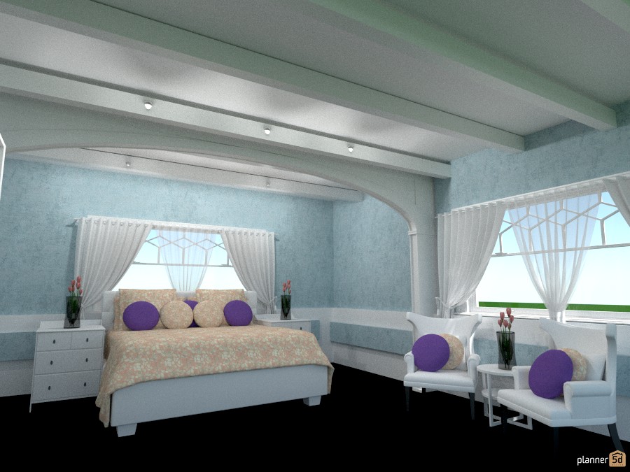 the blue bedroom #941045 by Joy Suiter