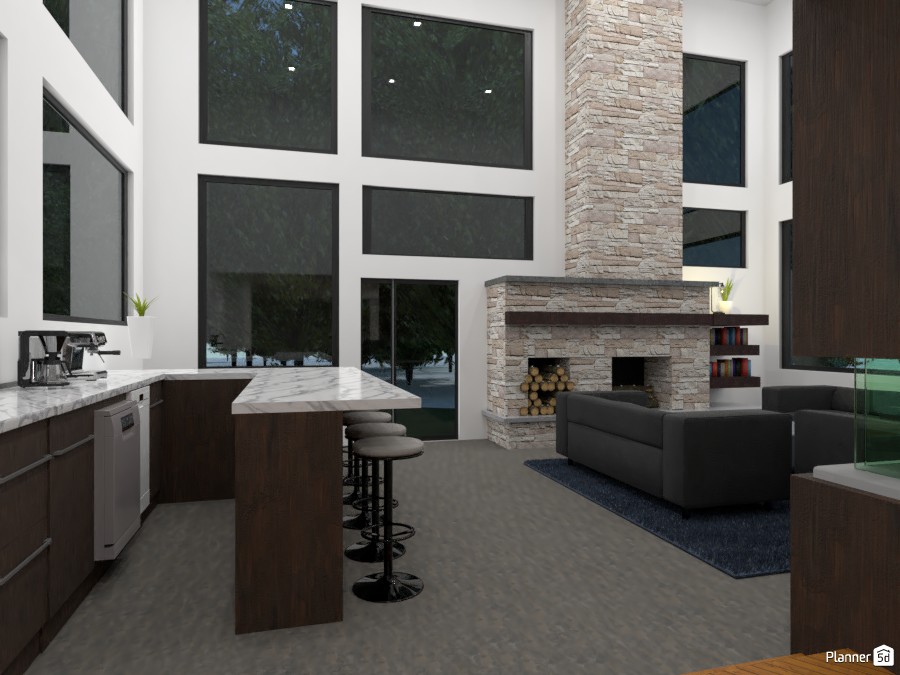 View of coffee bar in addition #3607320 by Chris Bjorgolfsson