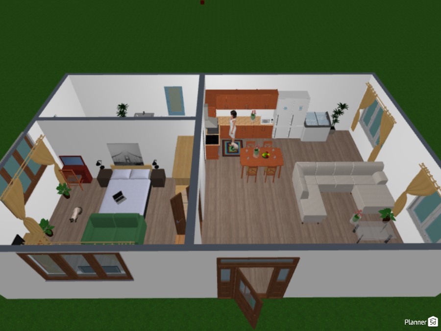 Minimalist Home Floor Plan Design