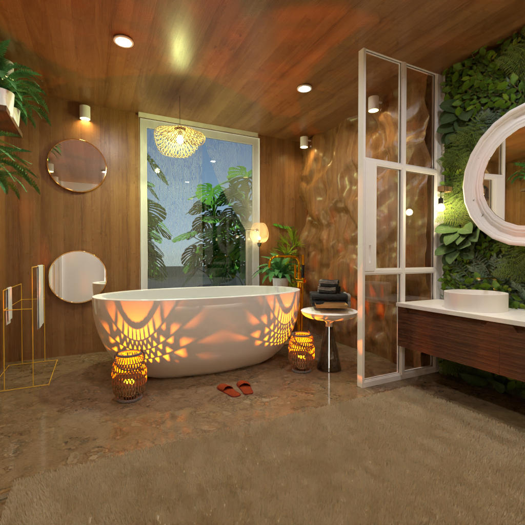 Biophilic Bathroom #13024787 by Editors Choice