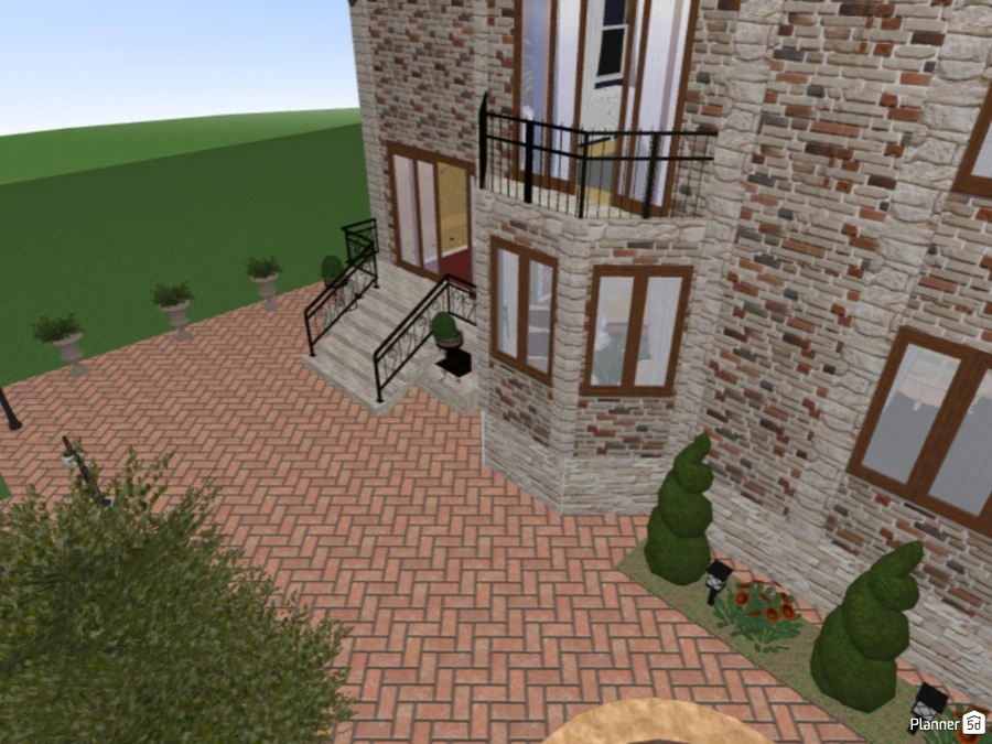 Коттедж мансардного типа #71584 by Elizaveta Xamdi