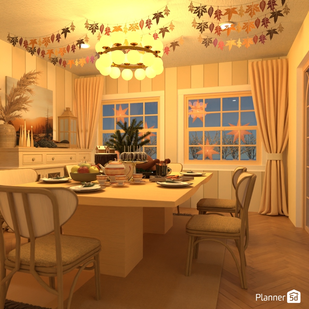 DB: Thanksgiving Day - room shell copy #23410671 by Editors Choice