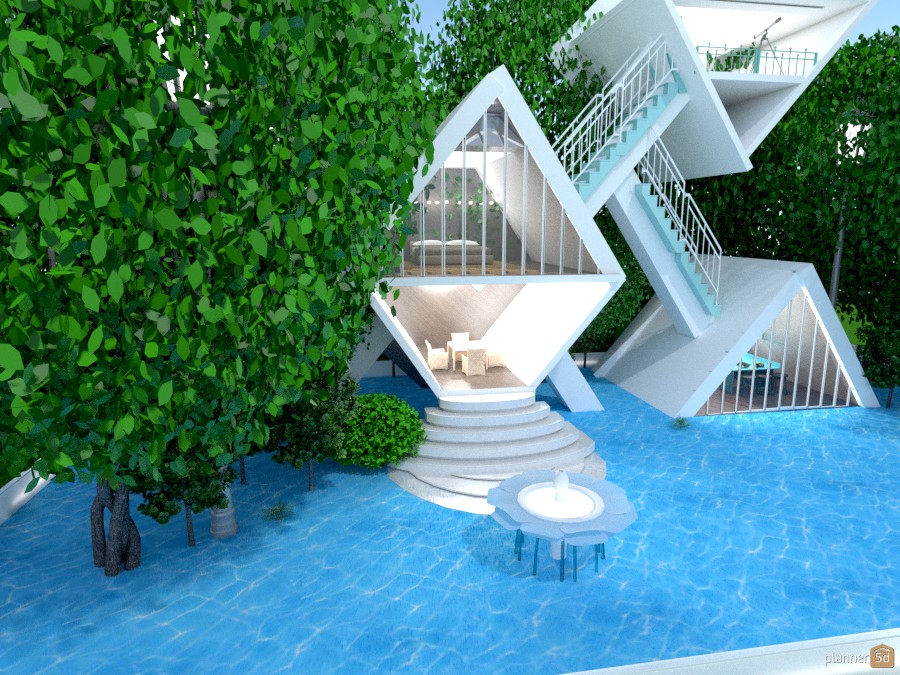 Треугольный дом. #777157 by Татьяна