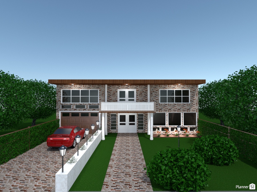 colonial brick house #1365733 by Joy Suiter