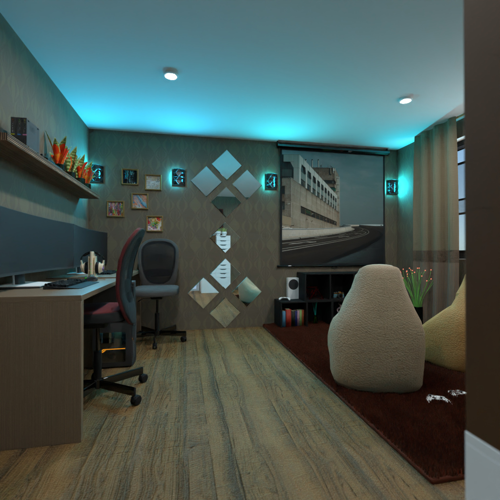 3d Gaming Room Design Free