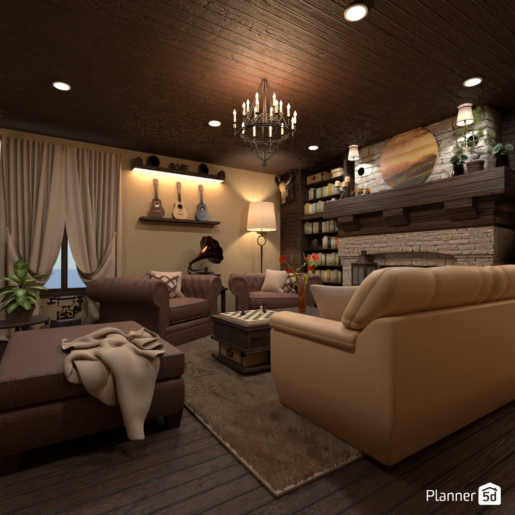 Country Living room #20125743 by Editors Choice