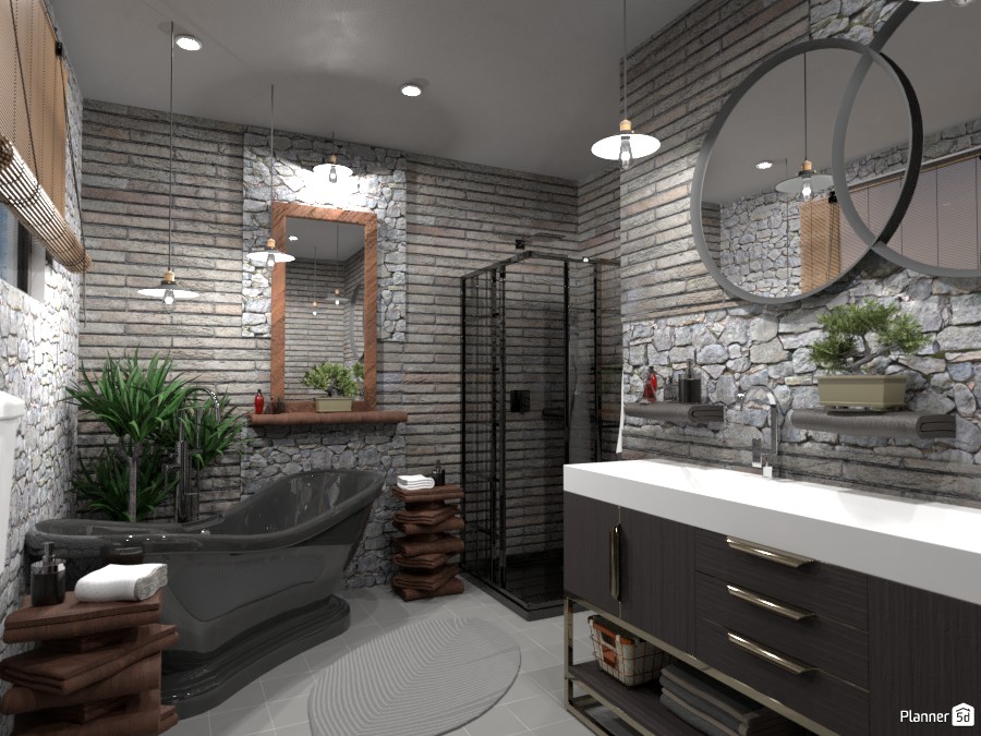 Loft bathroom : Design battle contest 5122666 by Gabes image