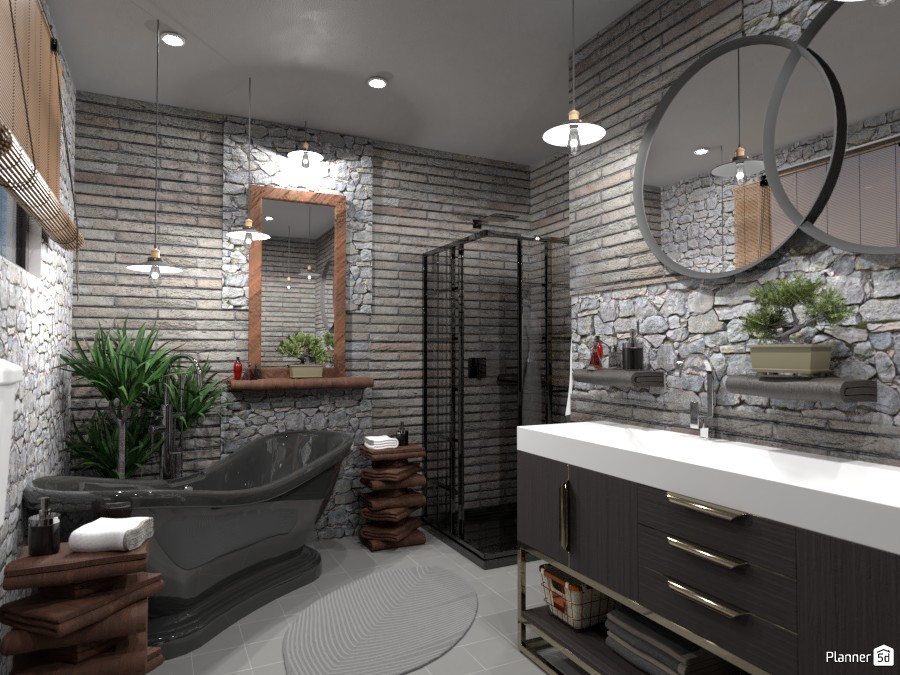 Loft bathroom : Design battle contest #5122666 by Gabes