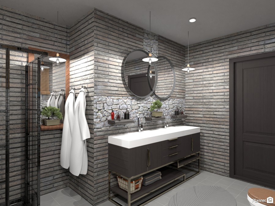 Loft bathroom : Design battle contest #5122714 by Gabes
