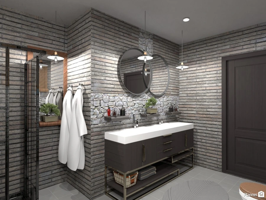 Loft bathroom : Design battle contest #89778 by Gabes