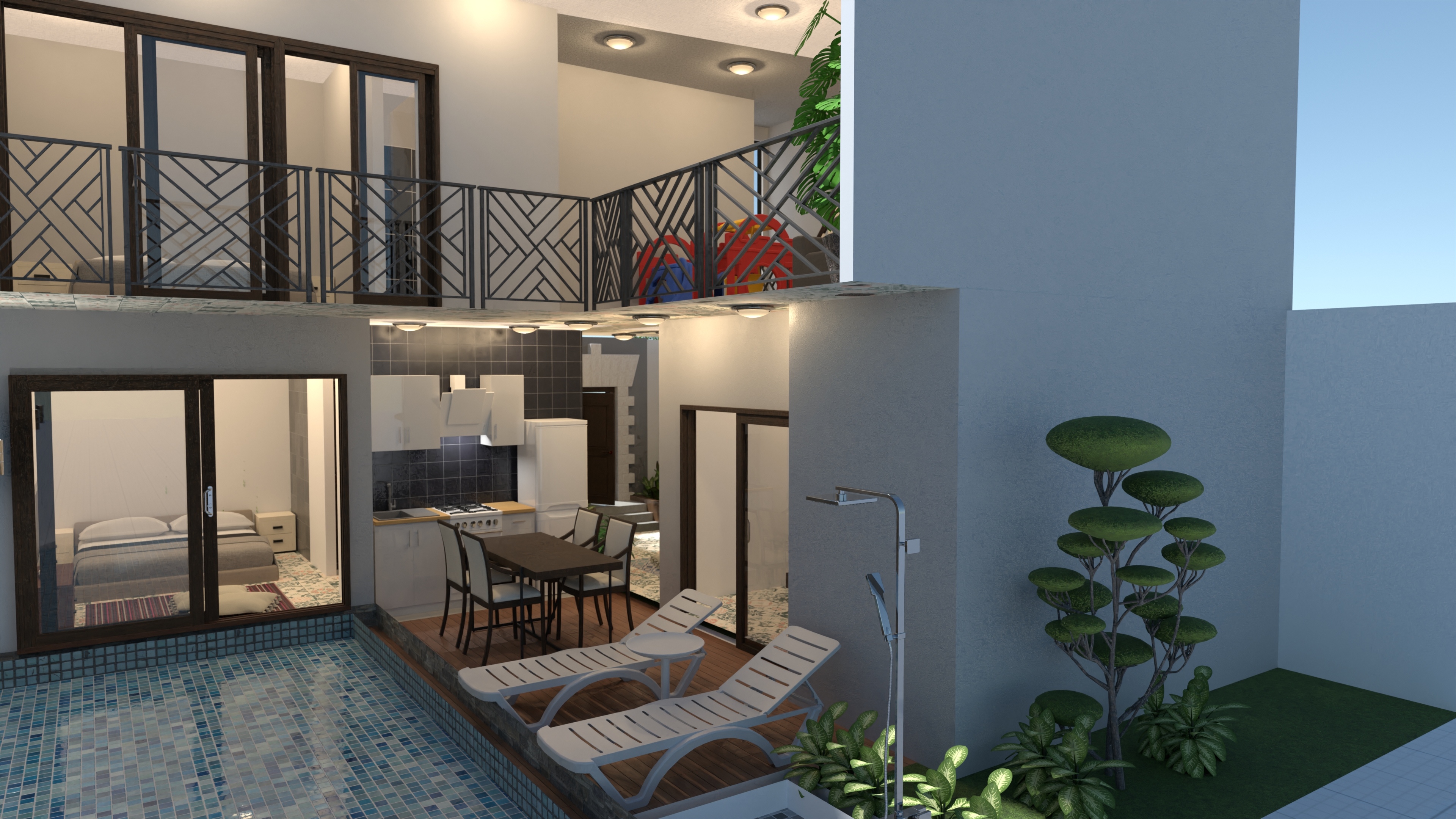 villa jogja 3 kamar 2 lt lahan 8x8 #23627443 by Noegroho Dewo