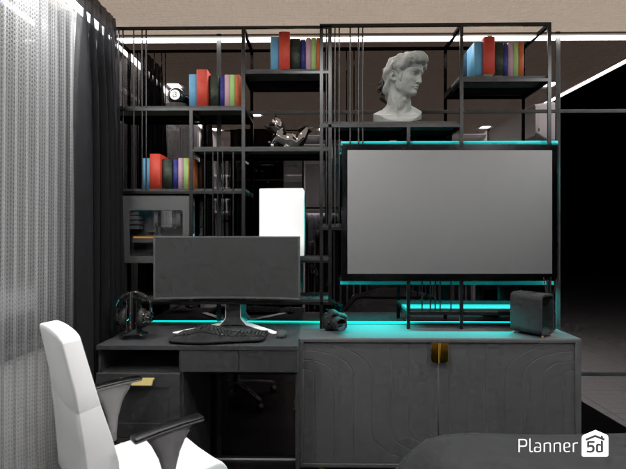 MODERN GAMERS BEDROOM 12728871 by abigail image