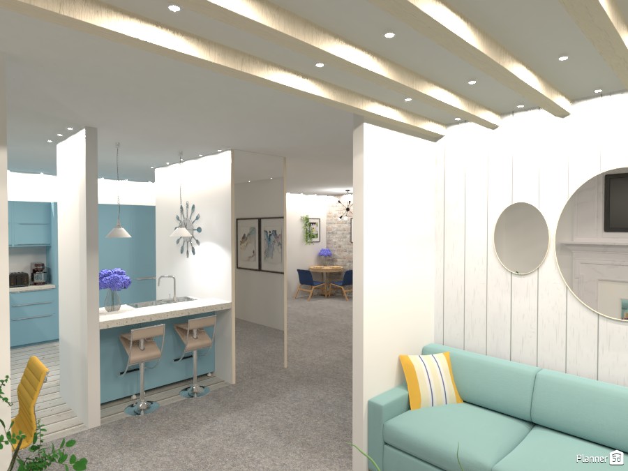 living area #4380173 by Mia