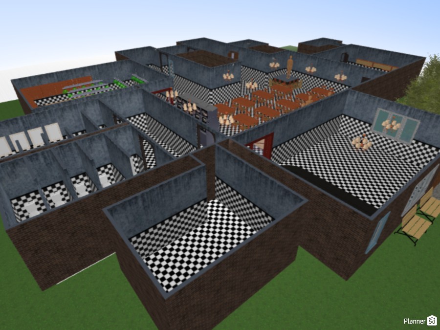 FNAF 1 Map - Free Online Design | 3D Floor Plans by Planner 5D