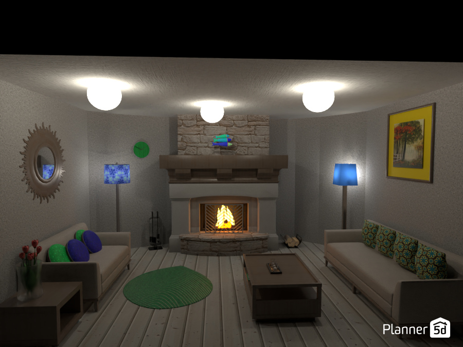 Cozy Living Room #7462438 by Aliceson Jade Smith