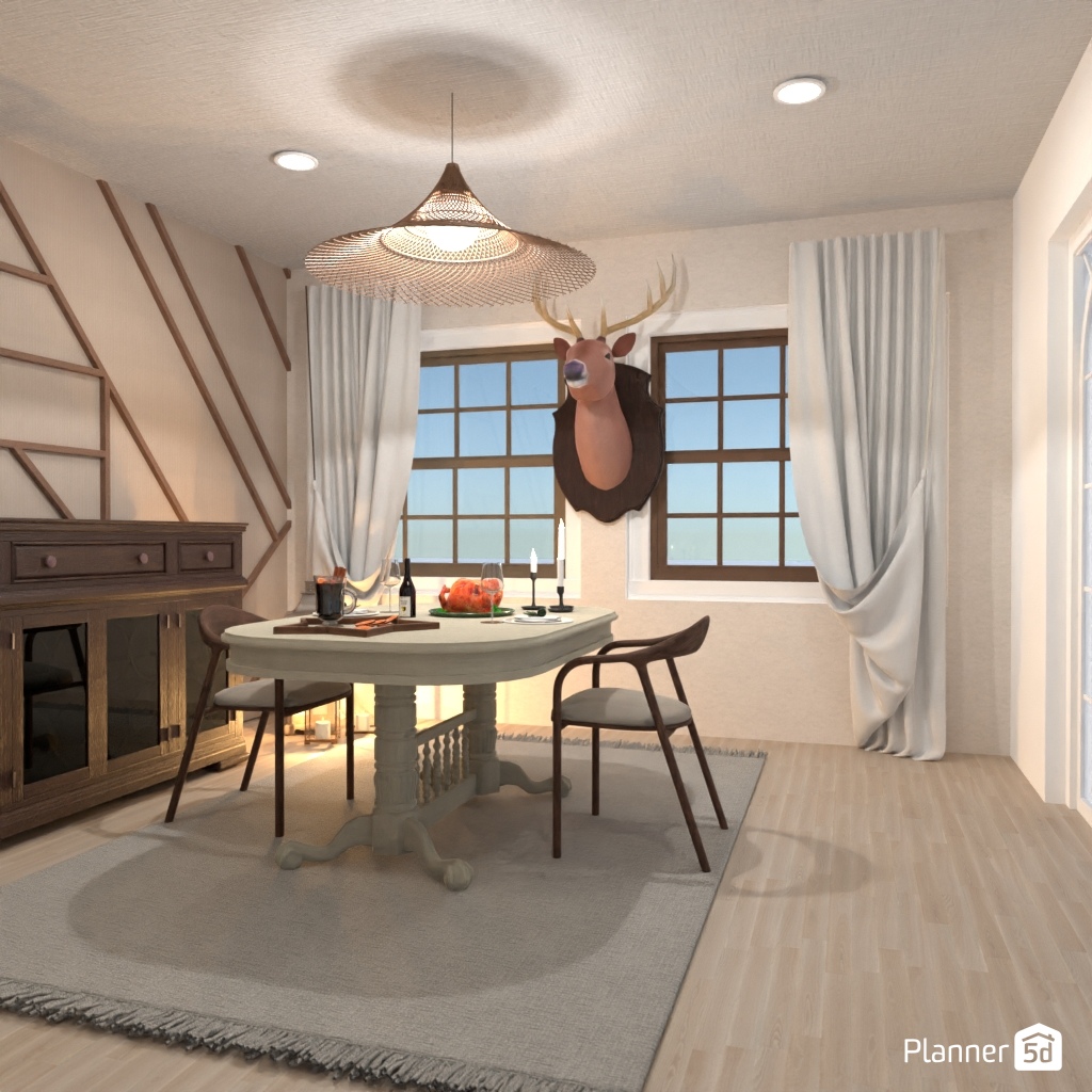 DB: Thanksgiving Day - room shell copy #23456455 by Editors Choice