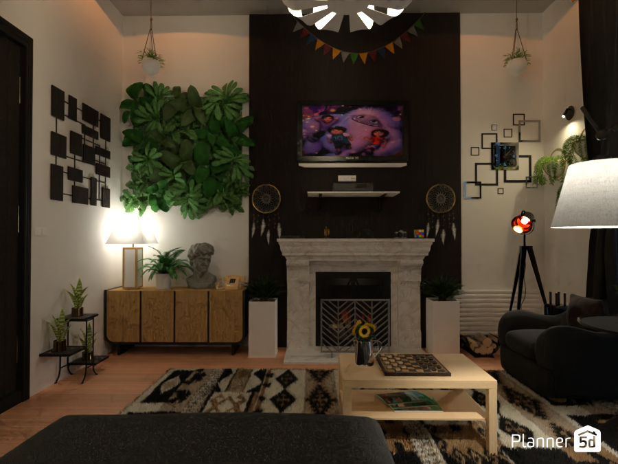 Cozy living room #15428527 by Natalia