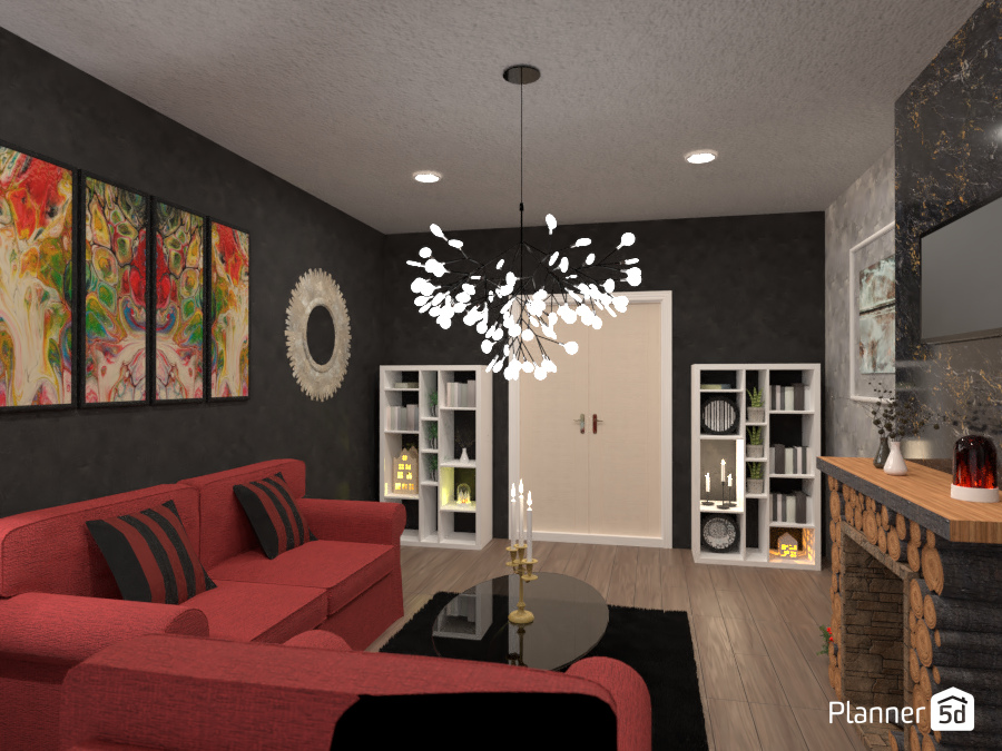 Уютная гостиная зимой #6383086 by Olga