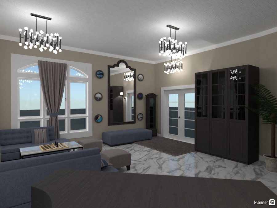 Living room with piano contest design. render 2 #3578955 by Doggy