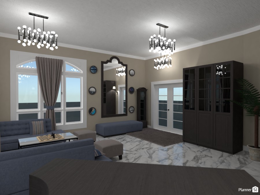 Living room with piano contest design. render 2 3578955 by Doggy image