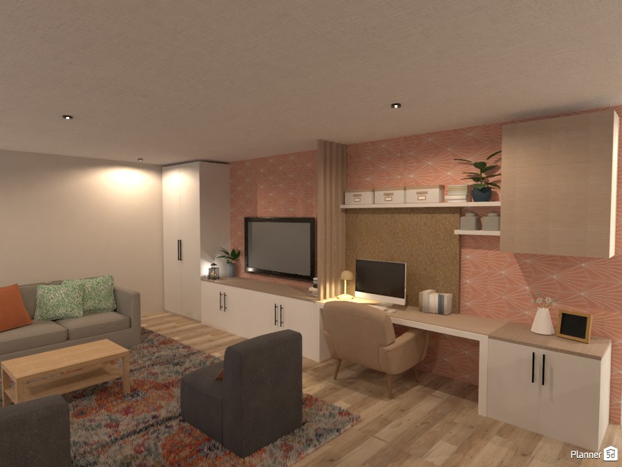 Cozy Bohemian Living Room #3517881 by Isabel