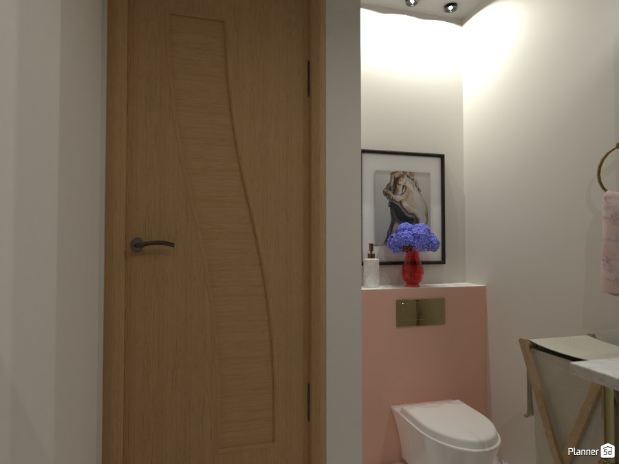 Cozy Pink Bathroom #3507472 by Isabel