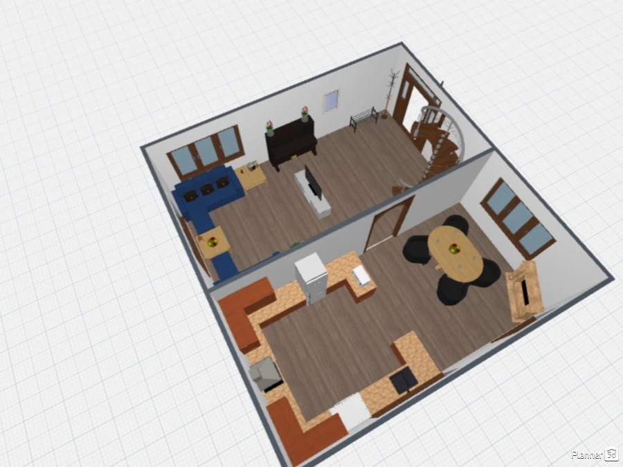 1 bed house #91629 by hal uro