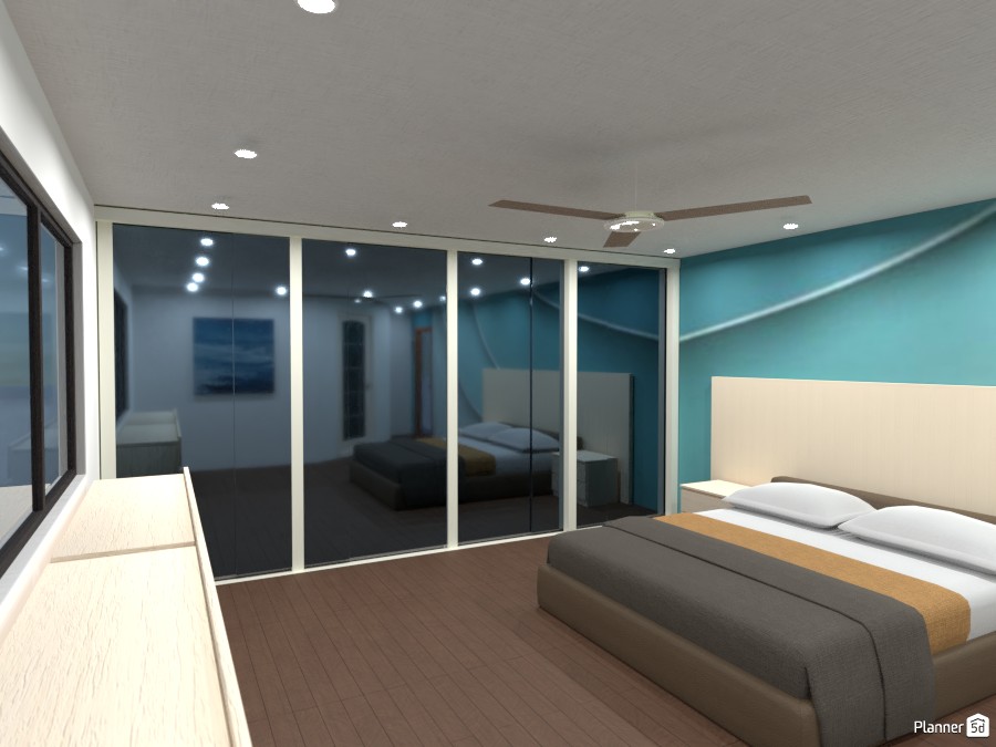 Bedroom Mirrored Doors White Frame #3459024 by Victor