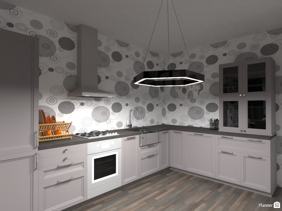 Dark kitchen render #3 #3438470 by Doggy