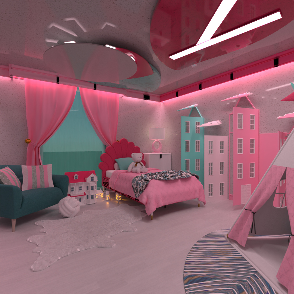 Pink Bedroom #11770844 by Editors Choice