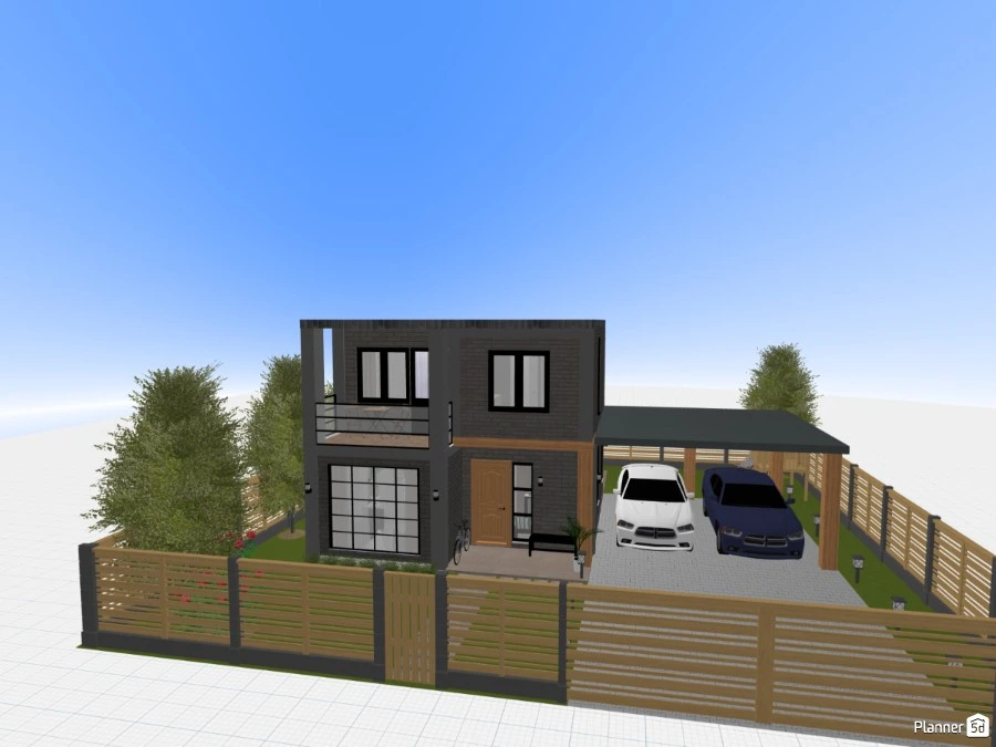 Two-storey house-Black #3090360 by Otter Baby
