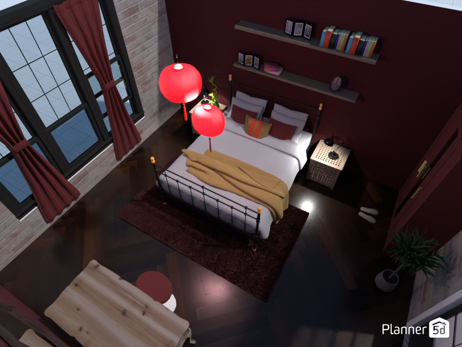 Chinese Themed Bedroom #7473874 by User 38136240