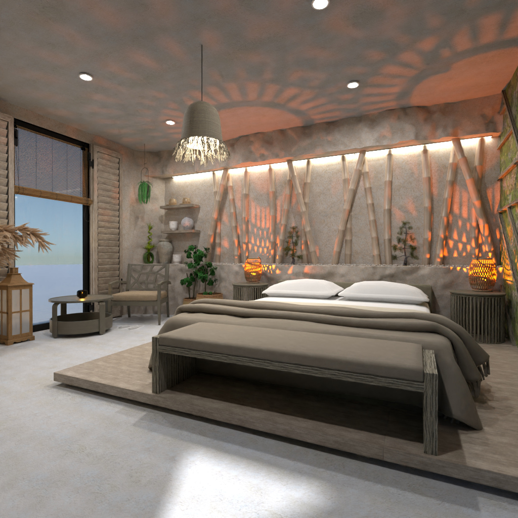 Wabi Sabi Bedroom #14583171 by Editors Choice