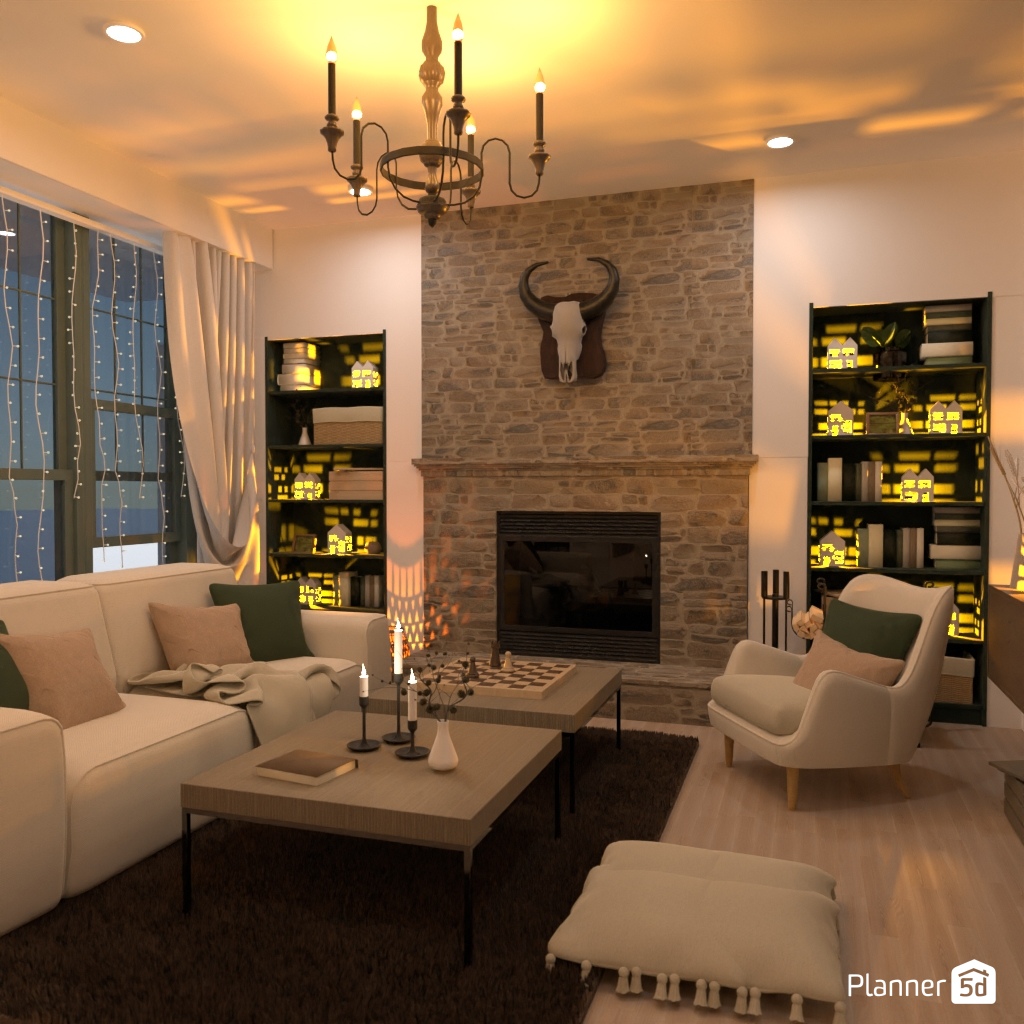 Cozy Scandinavian room #23021214 by Editors Choice