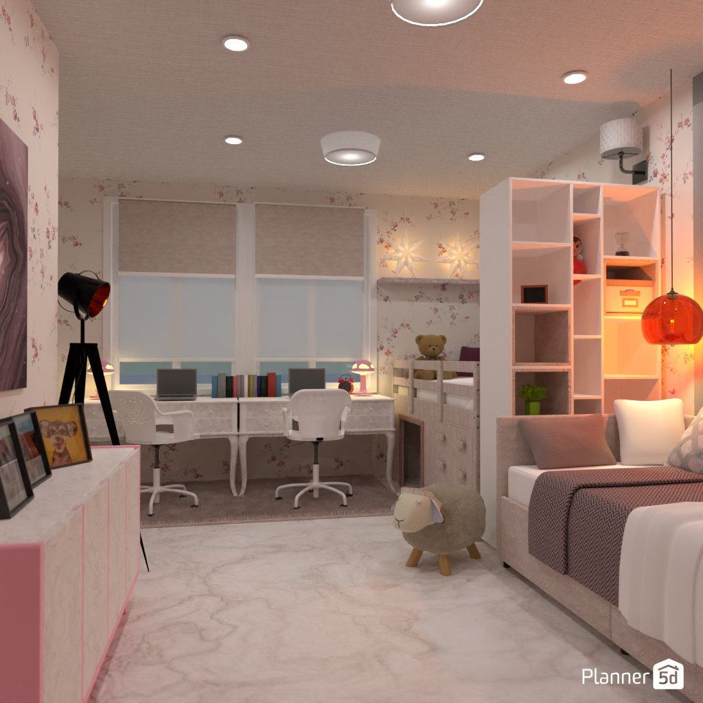 Bedroom for twins #18897376 by Editors Choice