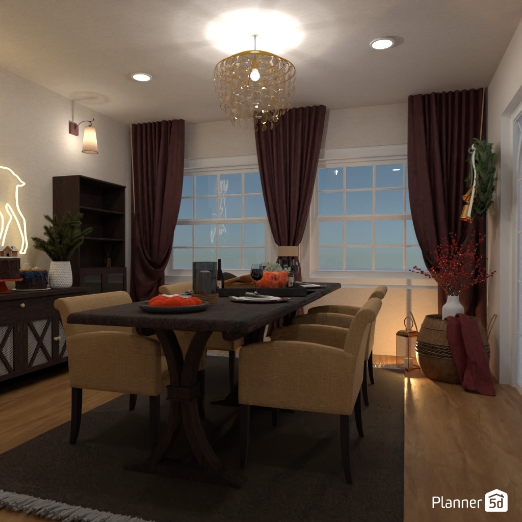 DB: Thanksgiving Day - room shell copy #23424947 by Editors Choice