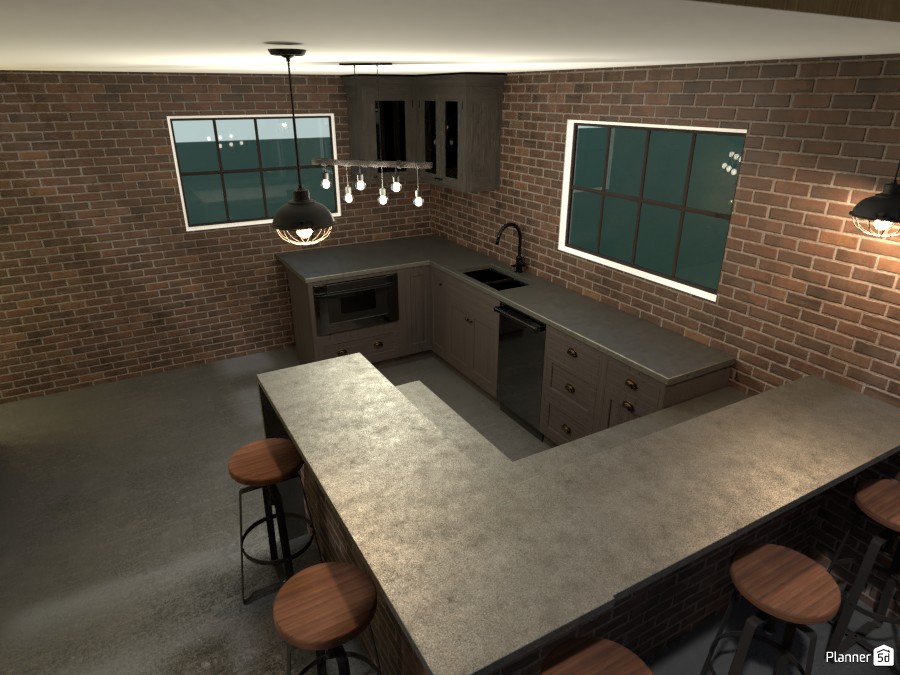 Industrial kitchen #4234361 by Bridget