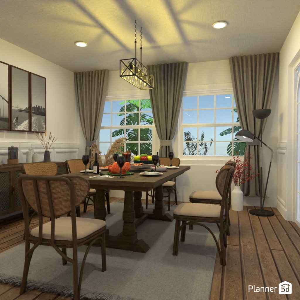 DB: Thanksgiving Day - room shell copy #23437375 by Editors Choice