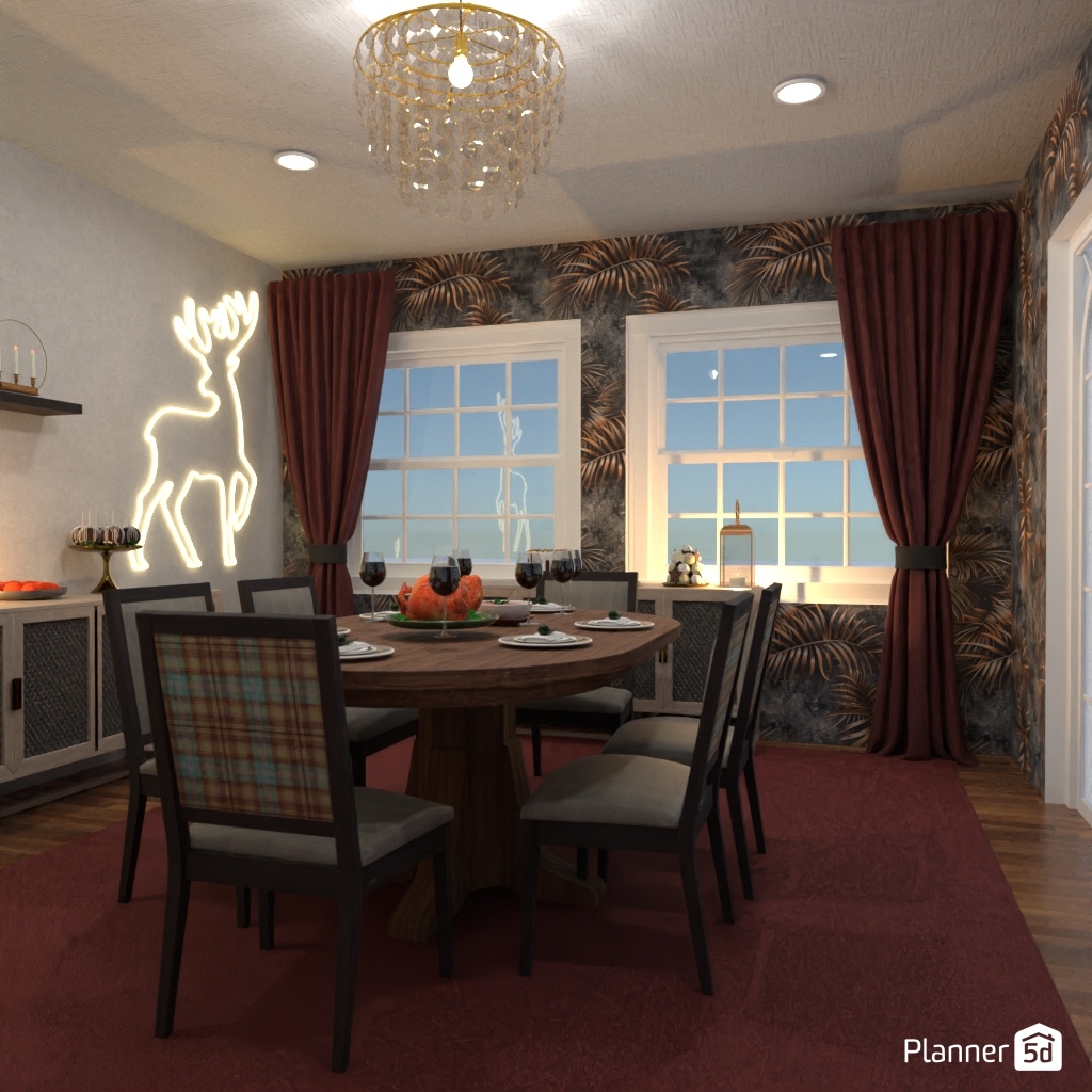 DB: Thanksgiving Day - room shell copy #23483162 by Editors Choice