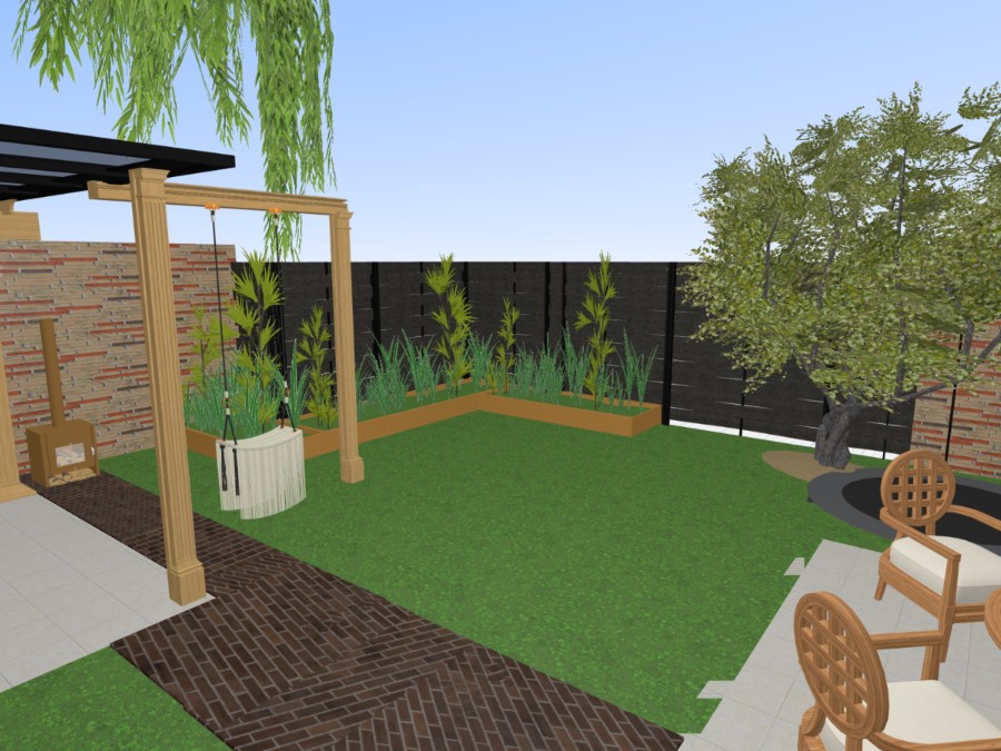 Tuin versie 3 met keuken rekstok #26489104 by User 180167684