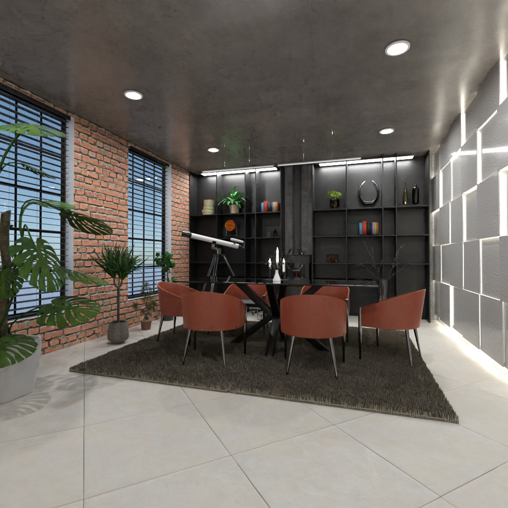 Industrial dining room #12607979 by Editors Choice