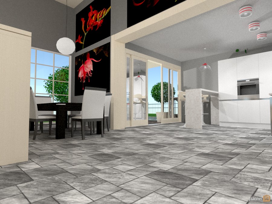 Open kitchen #1034331 by Rodica