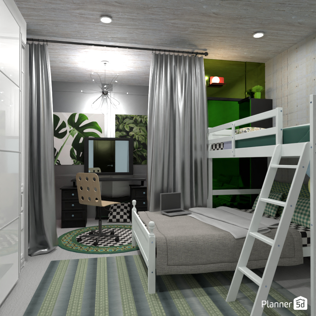 Bedroom for twins #18989088 by Editors Choice