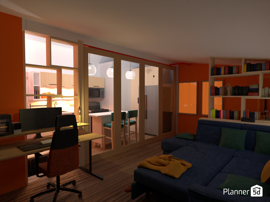 Kitchen Living Room #6433318 by Cristoval Javier Zamora Chavez