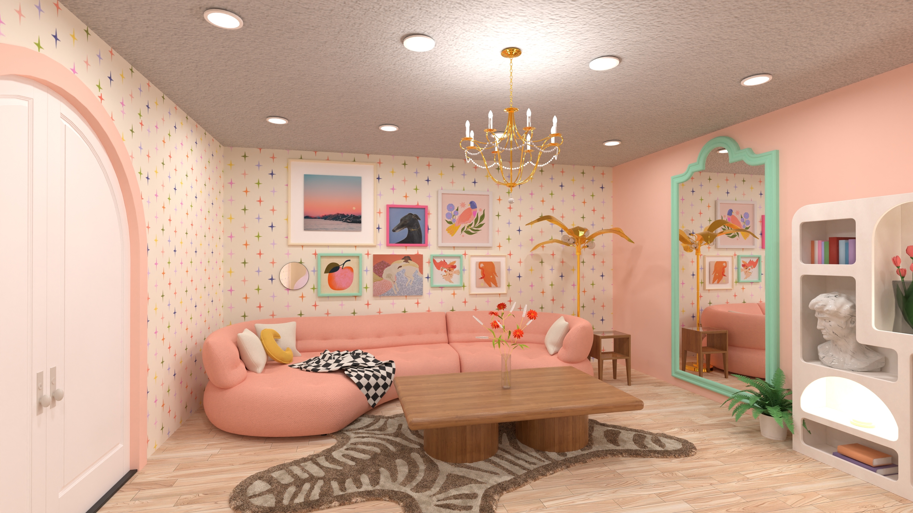 pastel living room #23304030 by Dellen