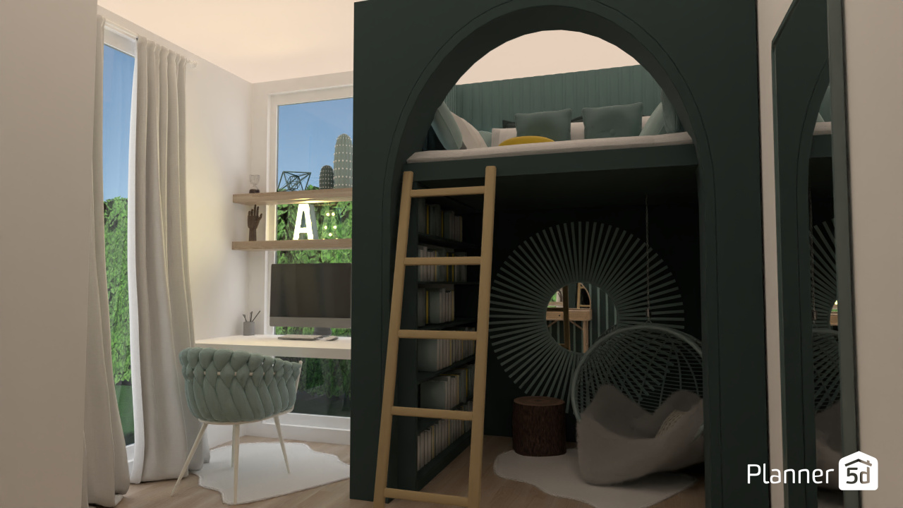 TeenageGirlBedroom #15912335 by Emilia